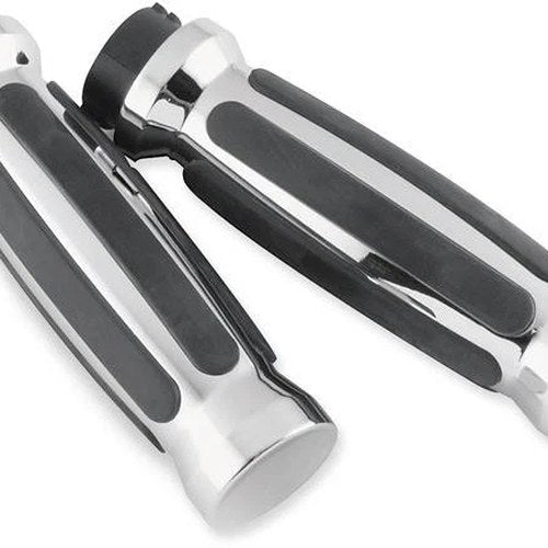 Biker's Choice Sensation Dual Throttle Grips Chrome #351114 Harley Davidson