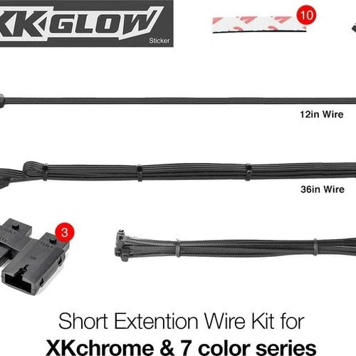 XK Glow Moto Extension Wire Kit
