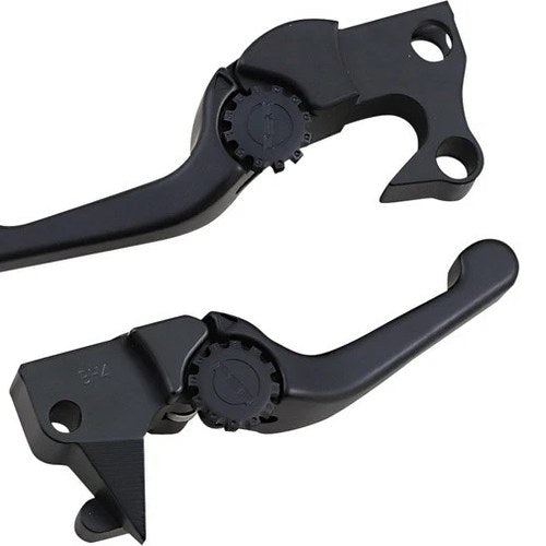 Psr Anthem Shorty Adjustable Lever Set Black #12-01653-22 Harley Davidson