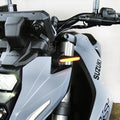 New Rage Cycle LED Front Turn Signals Amber #GSX8-FB for Suzuki GSX-8S 2023-2024