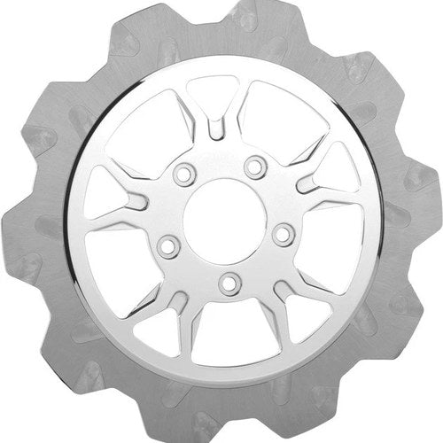 Lyndall Crown Cut B-52 Front Brake Rotor 11.8" Silver/Chrome #2003-1058