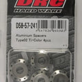 Drc Hard Ware Type 2 Aluminum Spacer M6 x 12mm Titanium 4-Pack