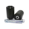 Shogun No-Cut Frame Sliders Black #750-3509 Honda CBR929RR/CBR954RR