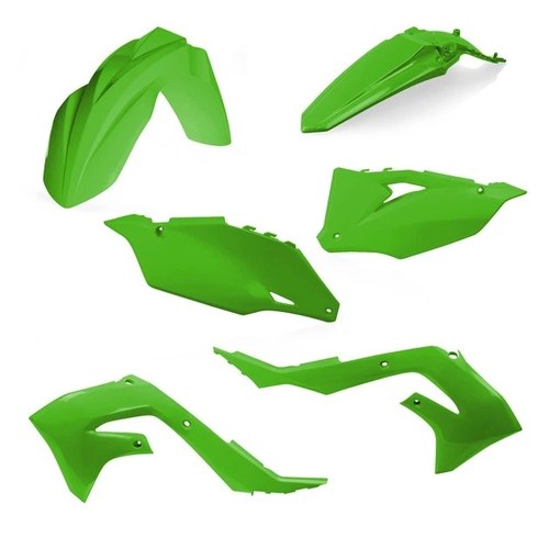 Acerbis Plastics Kit Green for Kawasaki KX450F 2019