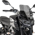 Puig Naked Touring Windscreen Dark Smoke #9377F for Yamaha MT-09/FZ-09