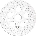 HardDrive Drilled Touring Front Brake Rotor Polished 11-062 Harley FL
