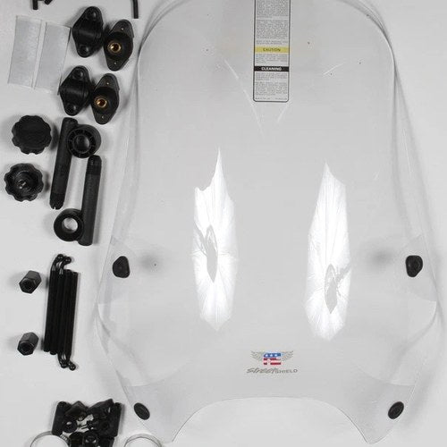 National Cycle Street Screen with Quickset Mount 1" Clear