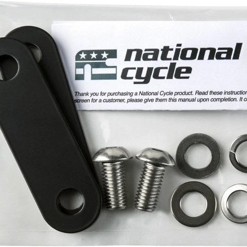 National Cycle Comfort Bar Footrest Mount 76mm Black fits Honda Goldwing