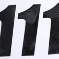 Dcor SX Plate Number #1 6"H Black 3-Pack
