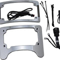 Custom Dynamics LED T/S Elim Tri-Radius License Frame Chrome #TS-ELIM-06BCM-C