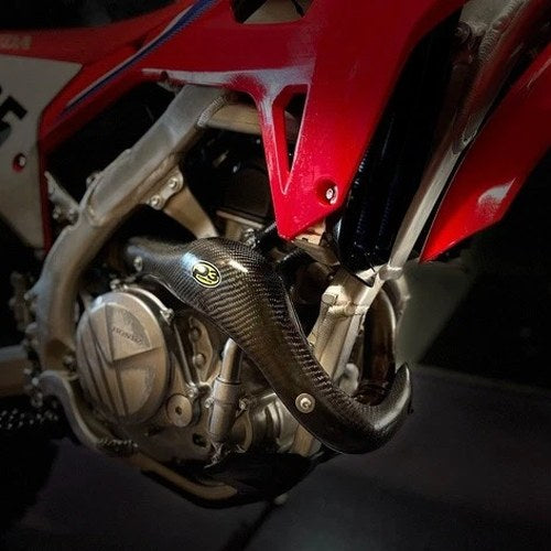 P3 Carbon Fiber Header Heat Shield for Stock Pipes 205078 for Honda Crf 450 2021