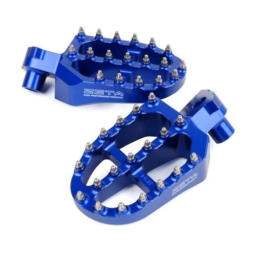 Zeta Aluminum Footpegs Blue #ZE93-1623 fits Yamaha