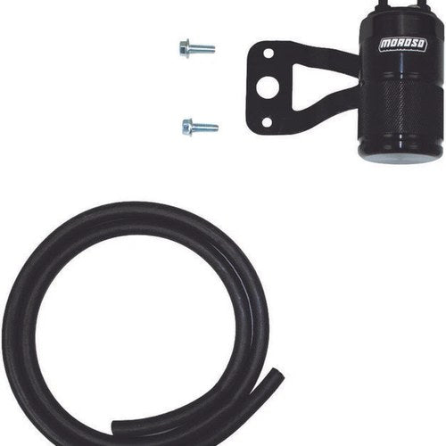 Moroso Air/Oil Catch Can Separator for Universal Application Black #85711