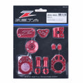 Zeta Billet Kit Red #ZE51-3032 for Honda CRF450R/CRF450RX 2017-2020