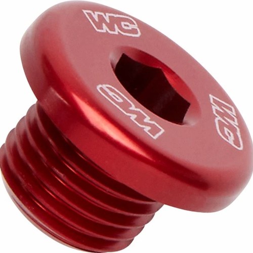 Works Connection Radiator Plug Red #24-631 for Honda/Kawasaki