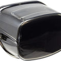 Letric Lighting Squareback LED Taillight W/Window for Harley-Davidson Blk/Smoke