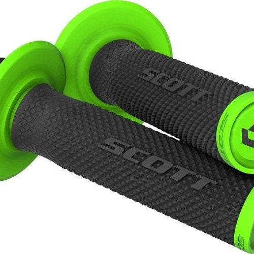 Scott Usa SX II Lock-On Full Diamond Grips Green/Black