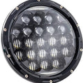 Letric Lighting Aggressive Multi-Mini LED Headlight For Harley-Davidson 7" Black