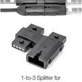 XK Glow 1 to 3 Splitter Block