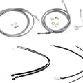 Burly Handlebar Cable/Line Kit for 14" Hangers w/ABS Stainless #B30-1167