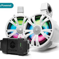 Ecoxgear ExtremeTower TB8-1 Battery Amplified/Passive Speakers w/Battery White