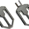 Pro-One Moto V2 Pro Peg Female Mount Driver Footpegs Chrome Harley M8 Softail