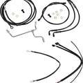Burly Handlebar Cable/Line Kit for 14" Hangers w/o ABS Black #B30-1182