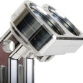 Hofmann Designs Billet Dual Gauge Relocation Cup Raw Harley Davidson Road Glide