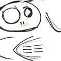 Burly Handlebar Cable/Line Kit for 18" Hangers w/o ABS Black #B30-1172