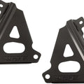 Works Connection Radiator Brace Kit Black #18-B301 for Kawasaki