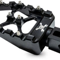 Burly MX Evolution Passenger Footpegs Black #B13-1017B Harley Davidson
