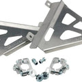 Works Connection Radiator Brace Kit Silver #18-073 for Yamaha YZ125/YZ125X 2025