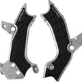 Acerbis X-Grip Frame Guards Silver/Black for Kawasaki KX450 4-Stroke 2024
