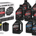 Maxima M-Eight Oil Change In A Box Synthetic Oil Kit Black 20W-50 Harley