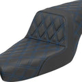 Saddlemen Step-Up LS Seat Blue Stitch #807-11-17501 Harley Davidson Sportster