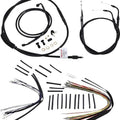 Burly Handlebar Cable/Line Kit for 14" Ape Hangers Black #B30-1010