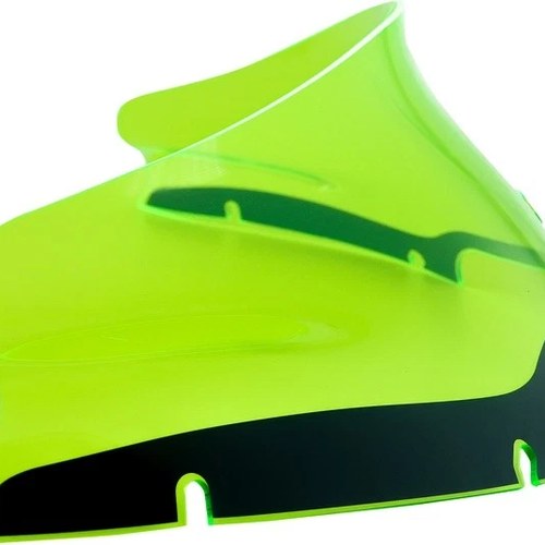 Klock Werks Ice Kolor Flare Windshield 6" Green Harley Davidson Road Glide