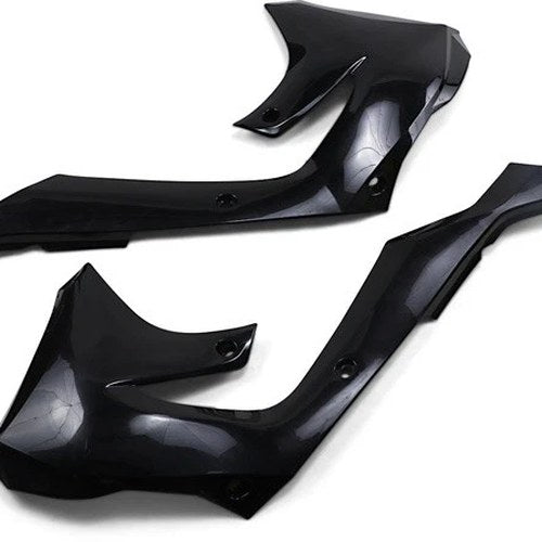 Cycra Powerflow Radiator Shrouds Black #1CYC-1871-12 for Kawasaki