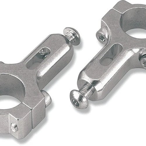 Moose Standard Inner Handguard Mount Clamps 7/8" Silver