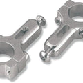 Moose Standard Inner Handguard Mount Clamps 7/8" Silver
