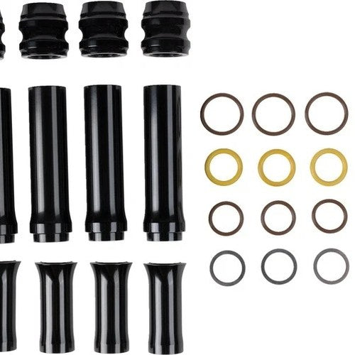 Arlen Ness 10-Gauge Pushrod Cover Set Black 4-Pack #03-636 Harley Davidson