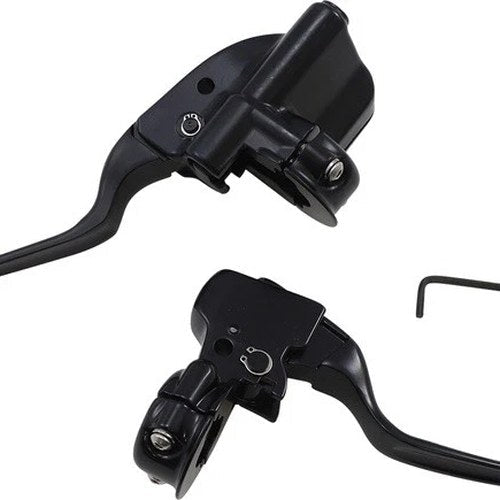 Drag Specialties Handlebar Control Kit Dual Disc/ABS Matte Black #232923