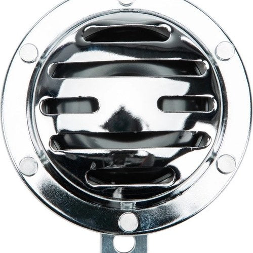HardDrive Slotted 12V Horn for Harleys Chrome