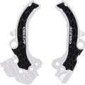 Acerbis X-Grip Frame Guards White/Black KTM/Gas/Husqvarna 65 SX/MC 65/TC 65