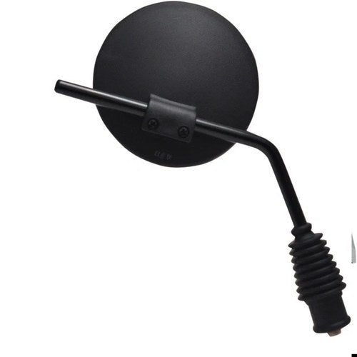 Parts Unlimited Dual Sport Mirror Yamaha Reverse Thread Matte Black