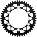 Fire Power Aluminum Rear Sprocket 520 49T Black #208-49 Blk for Yamaha