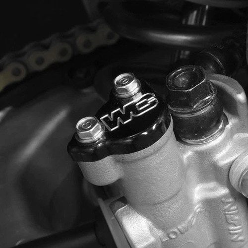 Works Connection Rear Brake Master Cylinder Cover Black #21-515 for Honda