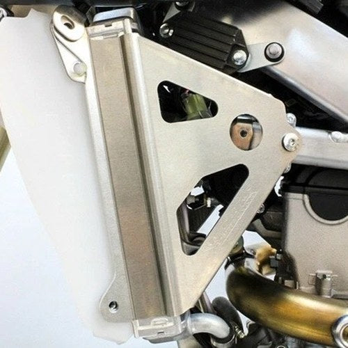Works Connection Radiator Braces Silver #18-124 fits Yamaha YZ85 2022-2025