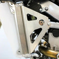 Works Connection Radiator Braces Silver #18-124 fits Yamaha YZ85 2022-2025