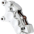 Arlen Ness Tech 6 Piston Front Left Brake Caliper Chrome 11.8" #02-214